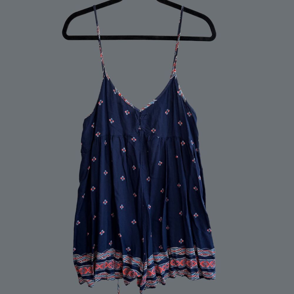 Urban Outfitters Haylee Boho Festival Tie Back Romper